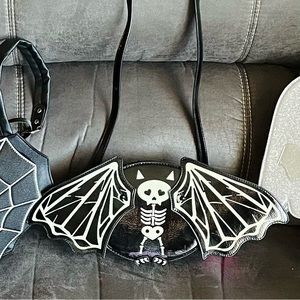 Betsey Johnson Bat Glow in the Dark Purse